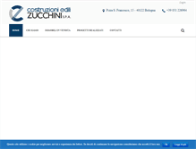 Tablet Screenshot of costruzioniedilizucchini.it